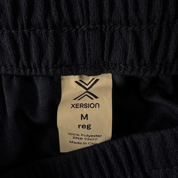 Xersion Medium Mens Basketball Shorts Quick-Dry Stretch Pockets Drawstring Blue - Picture 6 of 7